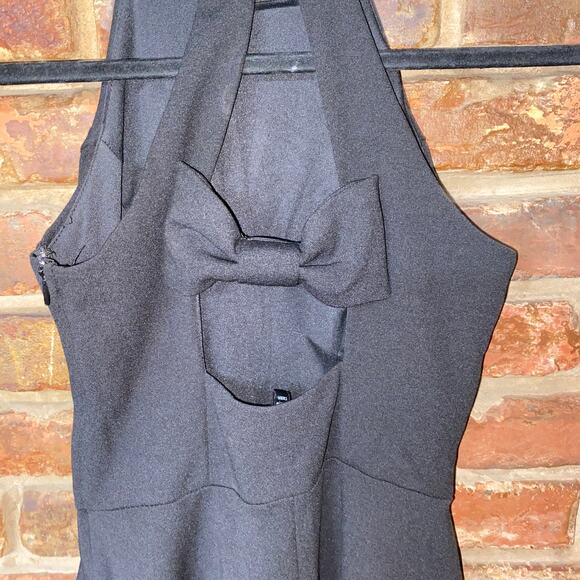 Speechless Black Sleeveless High Neck Fit & Flare Mini Dress Women's Size XS - Picture 5 of 6